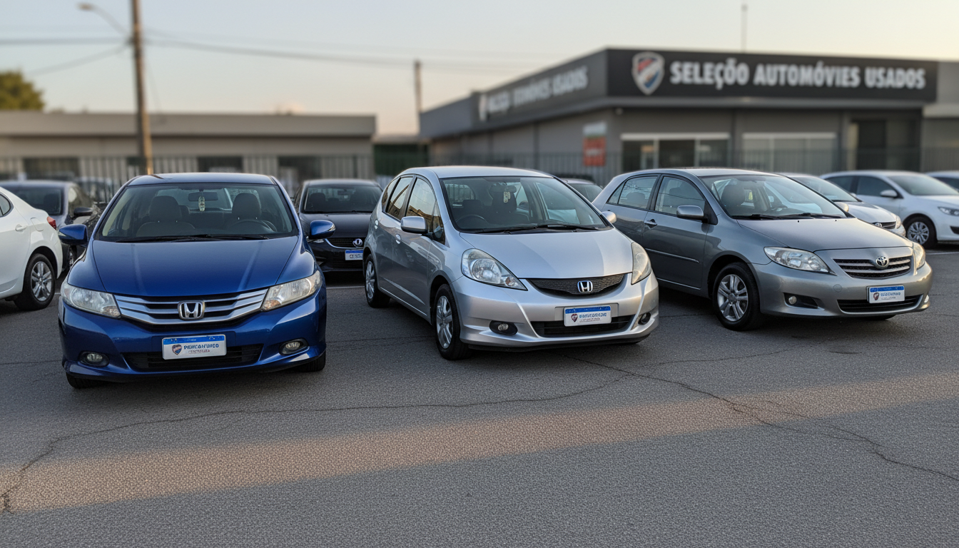 Três carros automáticos usados abaixo de R$ 50 mil em 2026 em bom estado