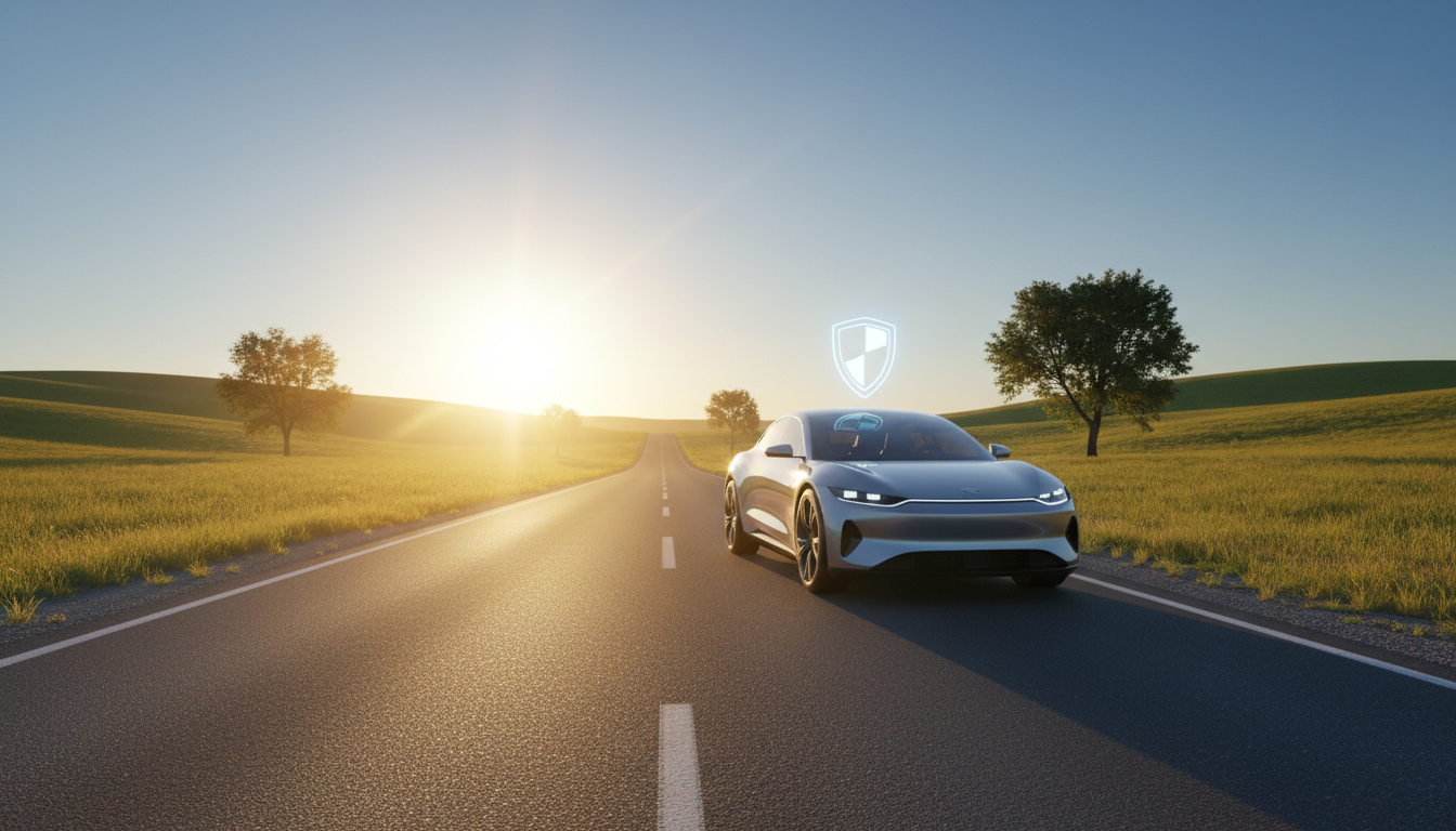Carro protegido por seguro 24h, simbolizando segurança veicular em 2026